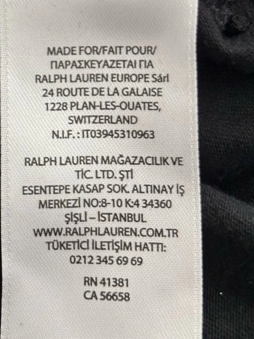Polo Ralph Lauren Polo Bear Men’s Black Long Sleeve Hoodie Tee Size Large